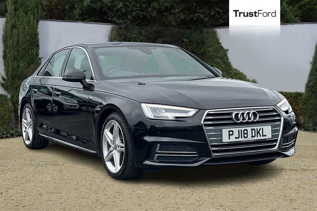 Audi A4 1.4T Fsi S Line Leather Alc - Motd To 17.06 Black