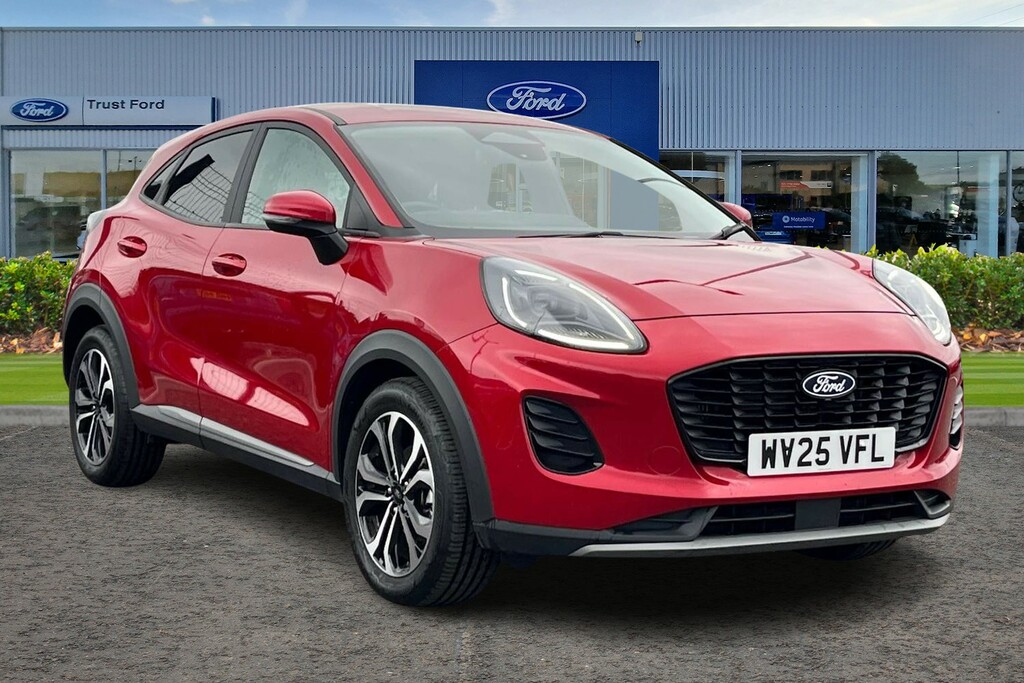 Ford Puma 1.0 Ecoboost Hybrid Mhev Titanium Dct Red