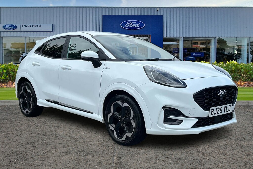 Ford Puma St-line X Partial Leather Seats Wireless Charg White