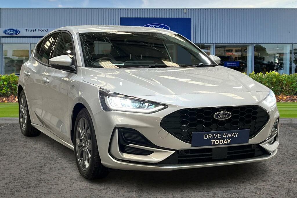 Ford Focus 1.0 Ecoboost Hybrid Mhev St-line 5Dr- Parking Sens Silver