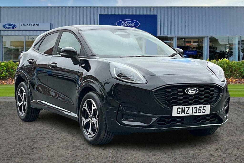 Ford Puma 1.0 Ecoboost Hybrid Mhev St-line Dctrear Cam Black