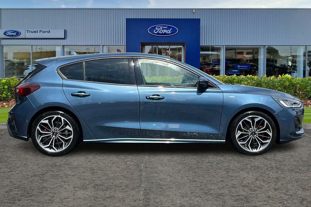 Ford Focus St-line X Leather Seats Rear View Camera Bo MJ73KVV Blue #3