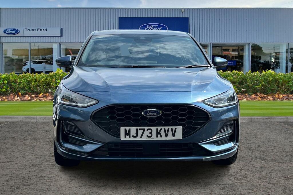 Ford Focus St-line X Leather Seats Rear View Camera Bo MJ73KVV Blue #6