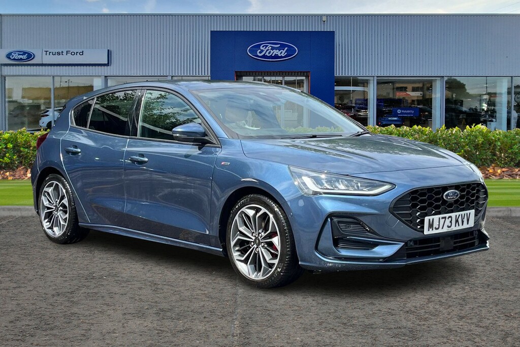 Ford Focus St-line X Leather Seats Rear View Camera Bo Blue