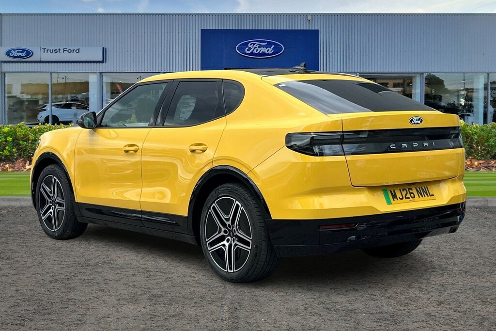 Ford Capri Premium Retractable Towbar Blis Rear View Ca Yellow #2