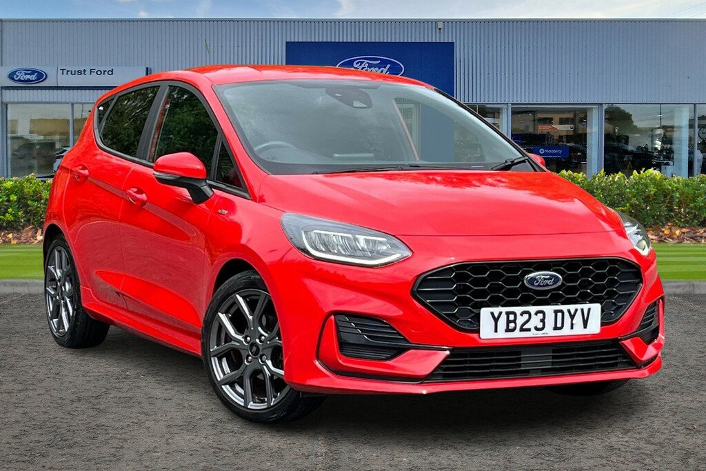Ford Fiesta 1.0T Ecoboost Mhev St-line Edition Hatchback P Red