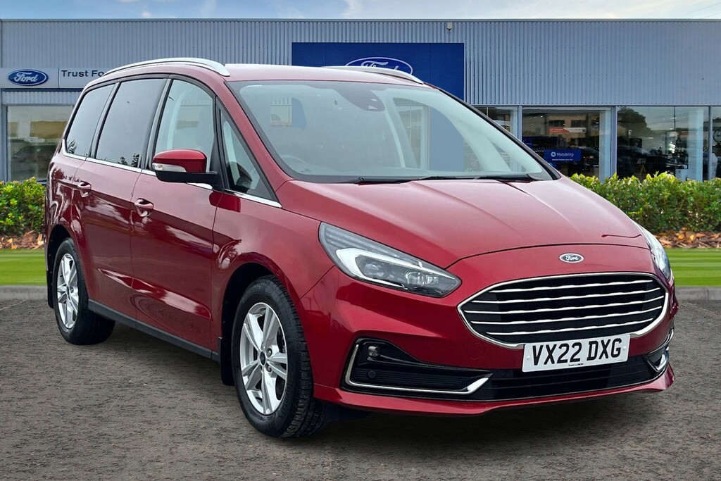 Ford Galaxy 2.5 Fhev 190 Titanium Cvt Lux Pack Red