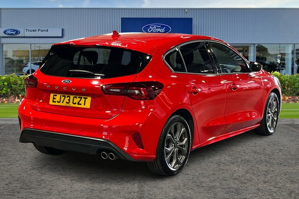 Ford Focus 1.0 Ecoboost St-line EJ73CZT Red #4