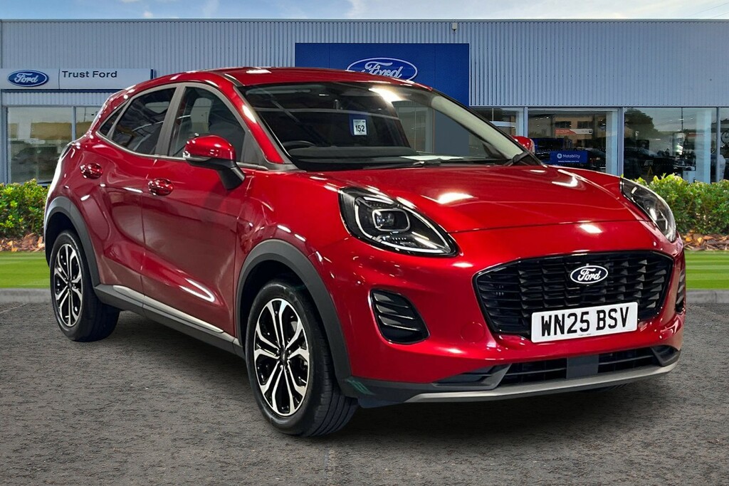 Ford Puma 1.0 Ecoboost Hybrid Mhev Titanium Dct Red