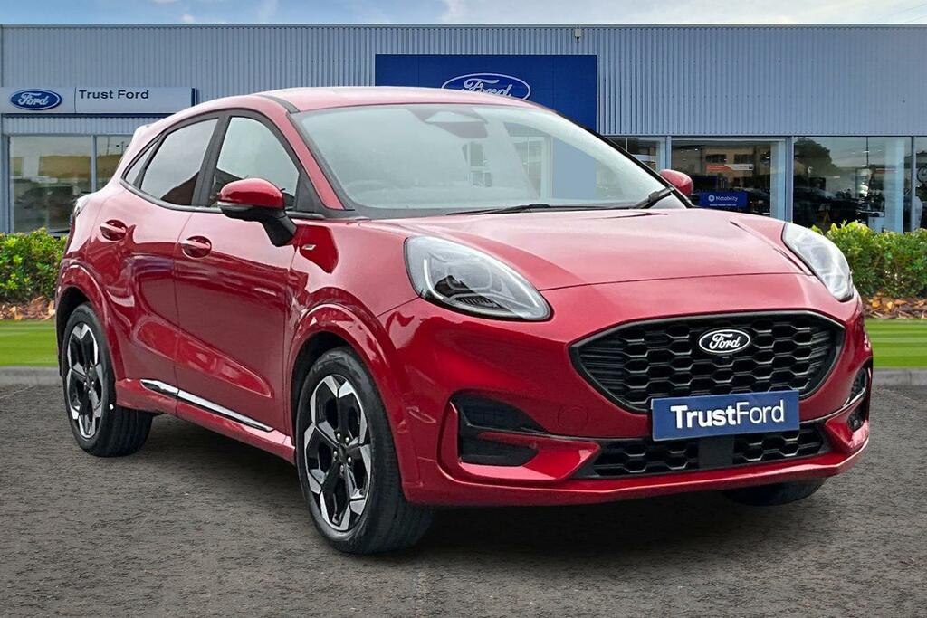Ford Puma 1.0 Ecoboost Hybrid Mhev St-line X 5Drpower Tail Red