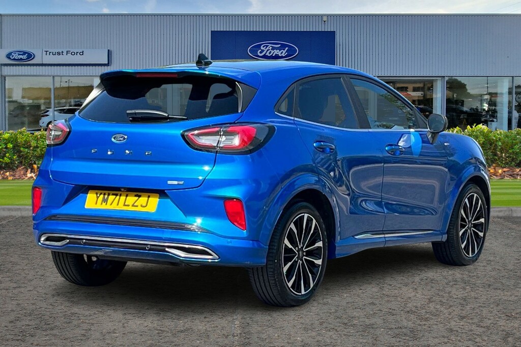 Ford Puma St-line Vignale YM71LZJ Blue #4