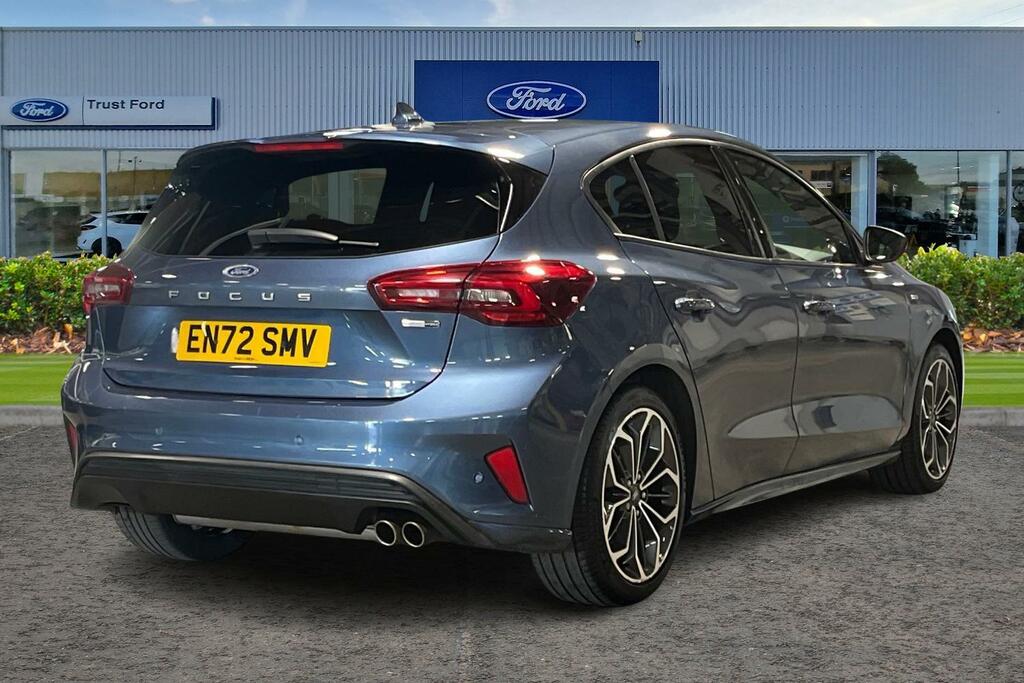 Ford Focus 1.0T Ecoboost Mhev St-line Vignale Hatchback P EN72SMV Blue #4