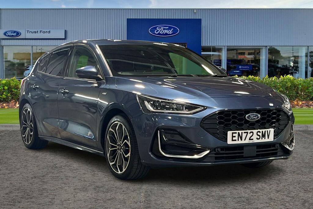 Ford Focus 1.0T Ecoboost Mhev St-line Vignale Hatchback P Blue