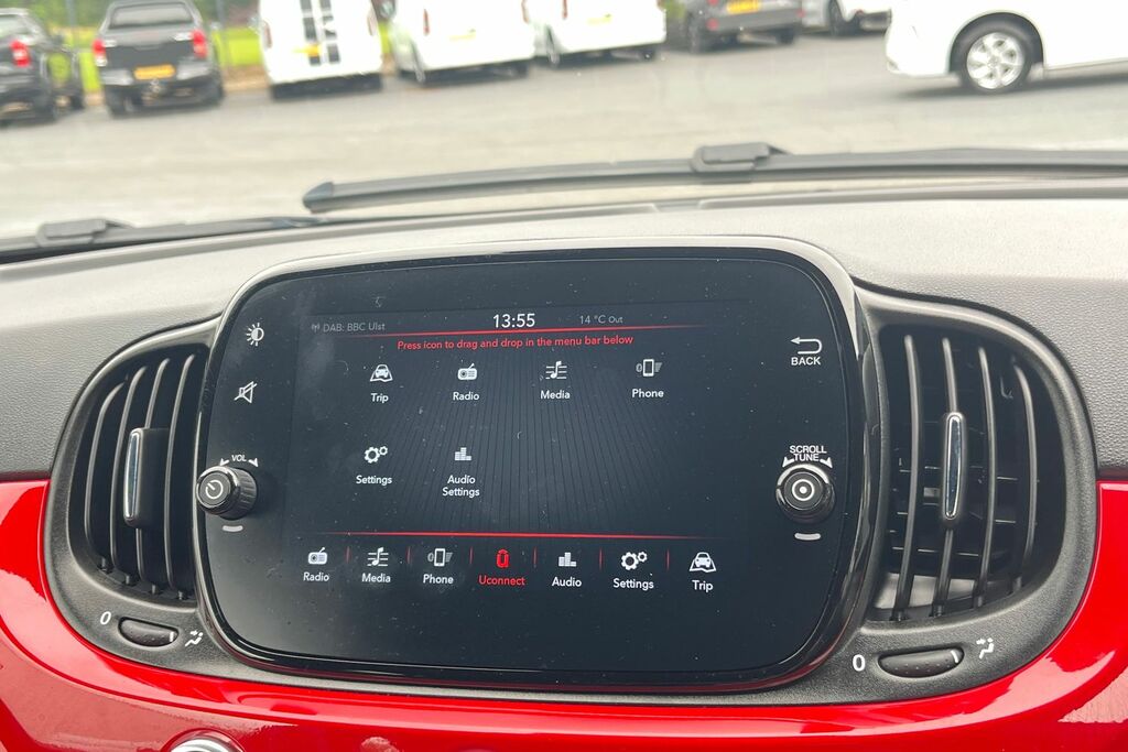 Fiat 500 1.0 Mild Hybrid Red 16 Alloy Red #32