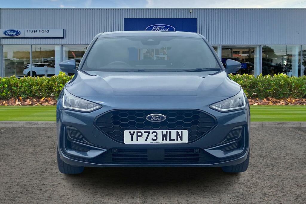 Ford Focus 1.0 Ecoboost St-line 5Dr- With Satellite Navigatio YP73WLN Blue #6