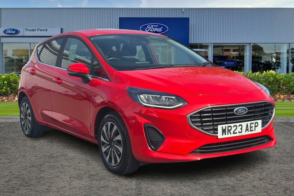 Ford Fiesta 1.0 Ecoboost Titanium Led Lights Apple Carplay Red