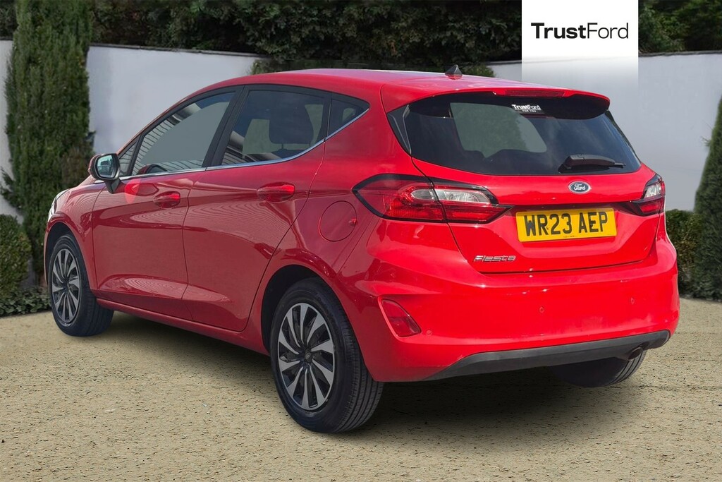 Ford Fiesta 1.0 Ecoboost Titanium Led Lights Apple Carplay Red #2