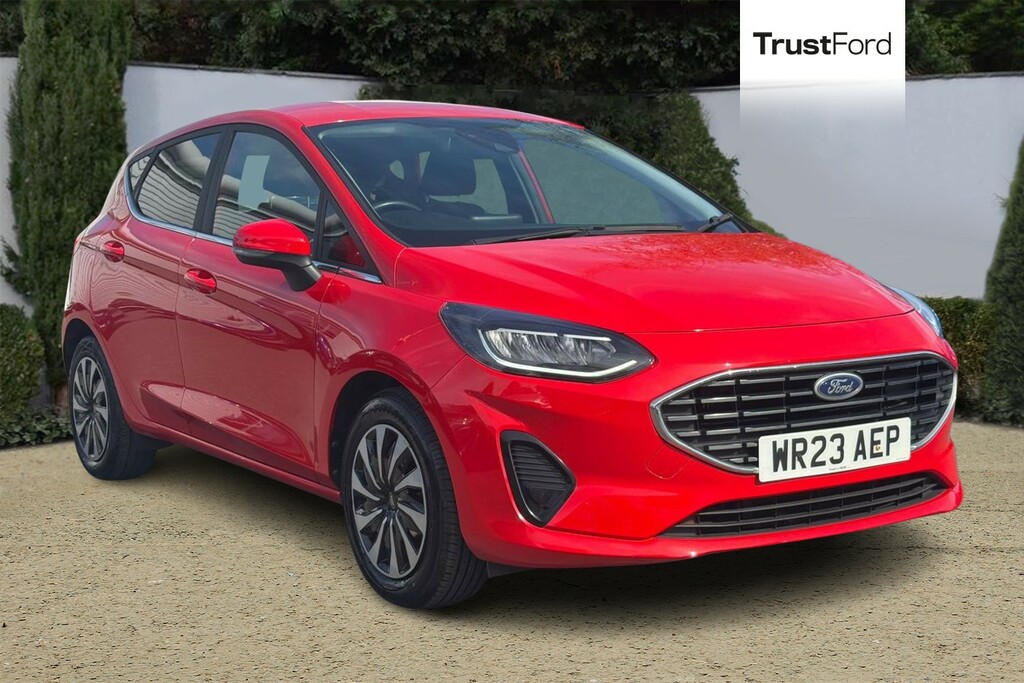 Ford Fiesta 1.0 Ecoboost Titanium Led Lights Apple Carplay Red