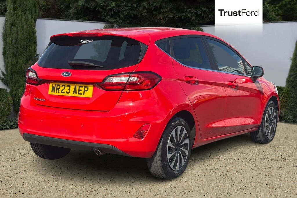 Ford Fiesta 1.0 Ecoboost Titanium Led Lights Apple Carplay Red #4