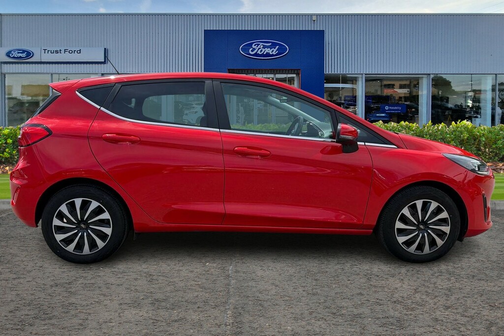 Ford Fiesta 1.0 Ecoboost Titanium With Rear Sensors Carpla Red #3