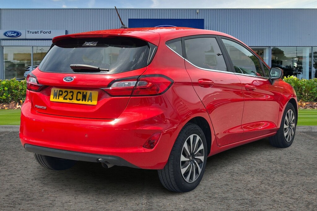 Ford Fiesta 1.0 Ecoboost Titanium With Rear Sensors Carpla Red #4