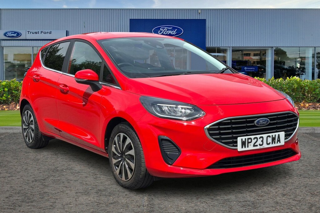 Ford Fiesta 1.0 Ecoboost Titanium With Rear Sensors Carpla Red