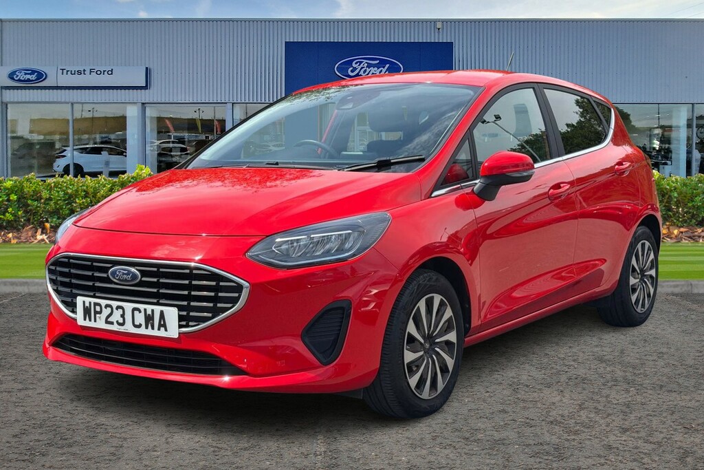 Ford Fiesta 1.0 Ecoboost Titanium With Rear Sensors Carpla Red #5