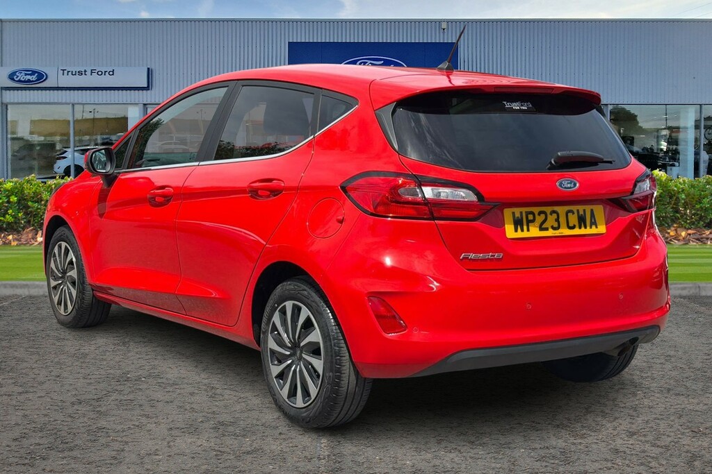 Ford Fiesta 1.0 Ecoboost Titanium With Rear Sensors Carpla Red #2
