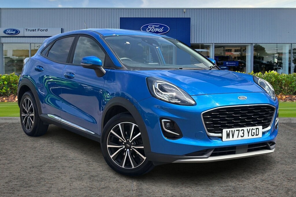 Ford Puma 1.0T Ecoboost Mhev Titanium Suv Hybrid Blue