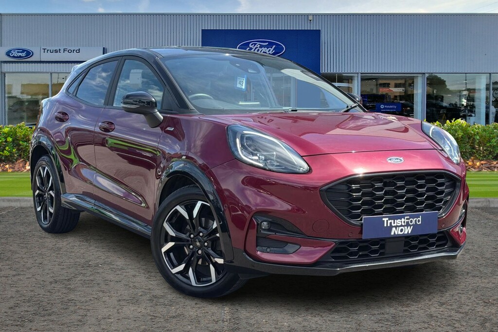 Ford Puma 1.0T Ecoboost Mhev Vivid Ruby Edition Suv Petr Red