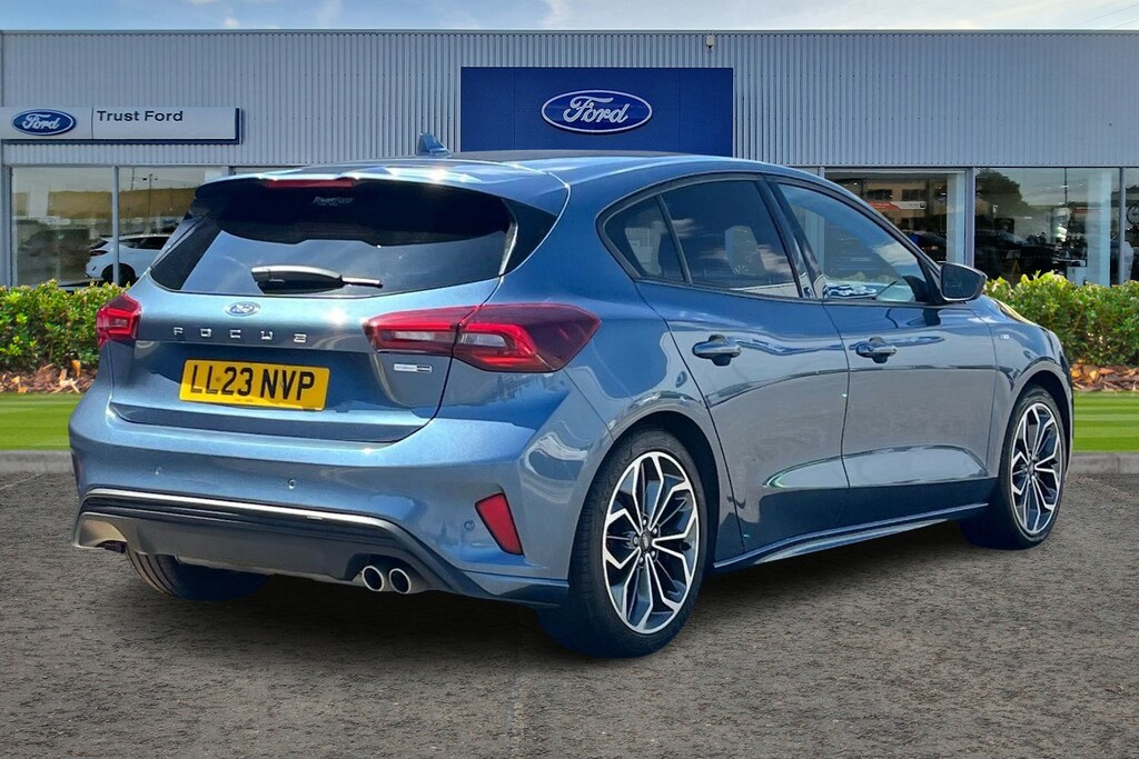 Ford Focus 1.0 Ecoboost Hybrid Mhev 155 St-line X Blue #4