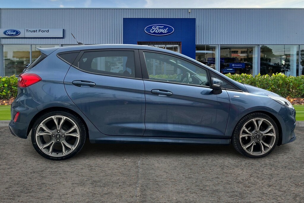 Ford Fiesta 1.0 Ecoboost Hybrid Mhev 125 St-line Edition Blue #3