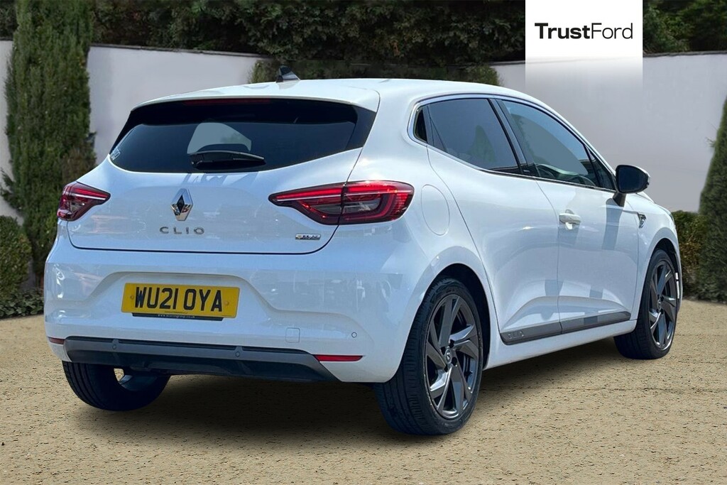 Renault Clio 1.6 E-tech Hybrid 140 Rs Line White #4