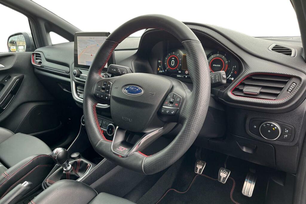 Ford Fiesta 1.0 Ecoboost Hybrid Mhev 125 St-line X White #9
