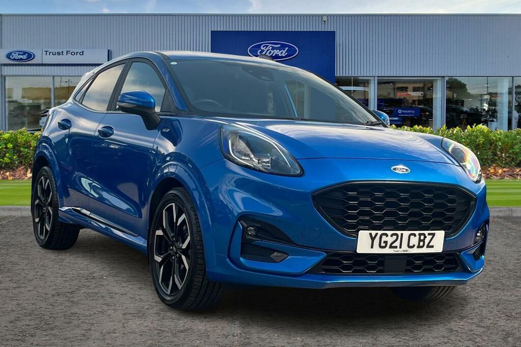 Ford Puma 1.0 Ecoboost Hybrid Mhev St-line X Sync3 Navigatio Blue