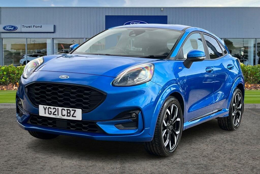 Ford Puma 1.0 Ecoboost Hybrid Mhev St-line X Sync3 Navigatio YG21CBZ Blue #5