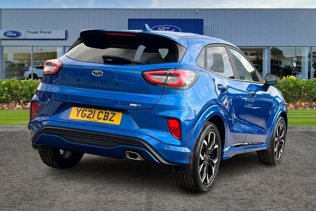 Ford Puma 1.0 Ecoboost Hybrid Mhev St-line X Sync3 Navigatio YG21CBZ Blue #4