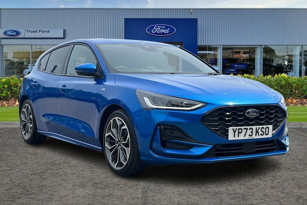 Ford Focus 1.0 Ecoboost Hybrid Mhev 155 St-line X Blue