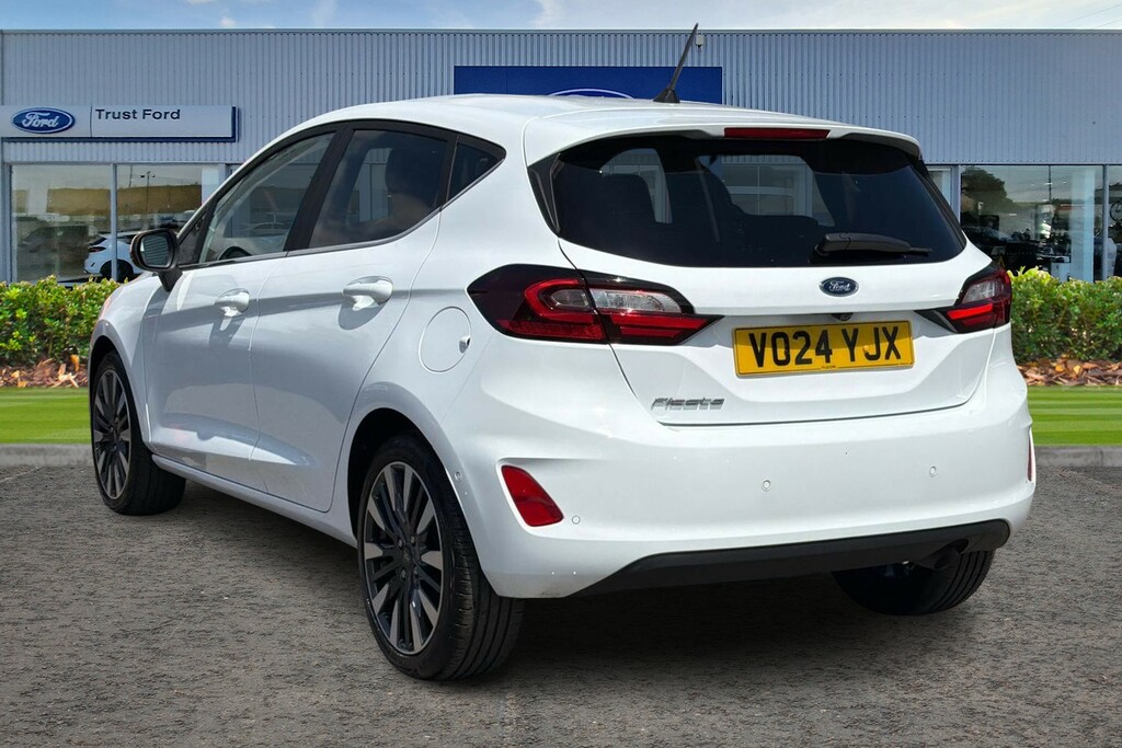 Ford Fiesta 1.0 Ecoboost Titanium X With Led Lights Keyles VO24YJX White #2