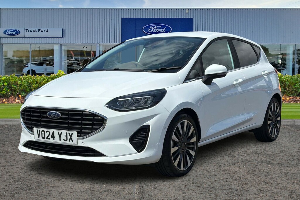 Ford Fiesta 1.0 Ecoboost Titanium X With Led Lights Keyles VO24YJX White #5