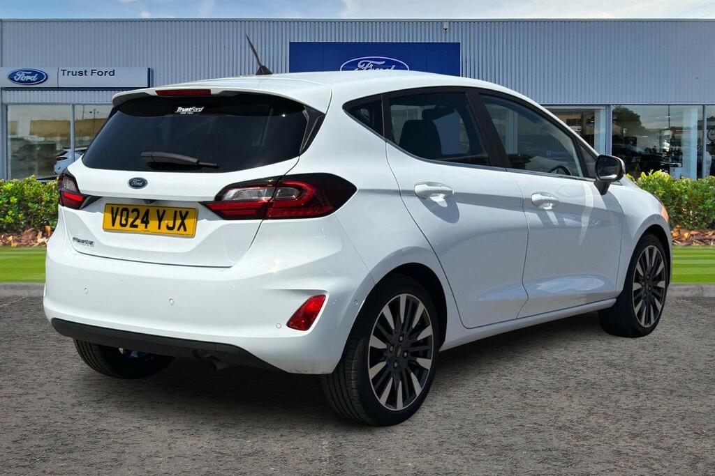 Ford Fiesta 1.0 Ecoboost Titanium X With Led Lights Keyles VO24YJX White #4