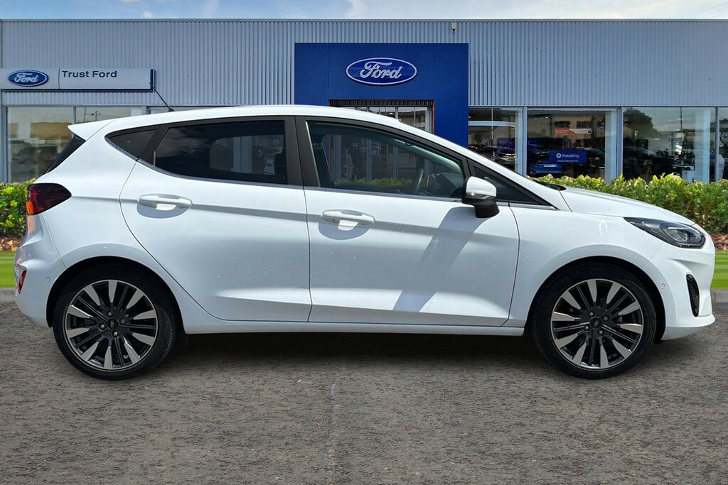 Ford Fiesta 1.0 Ecoboost Titanium X With Led Lights Keyles VO24YJX White #3