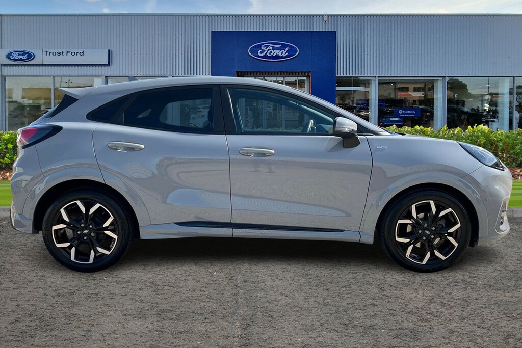 Ford Puma 1.0T Ecoboost Mhev St-line X Suv Hybrid LB73VFG Grey #3