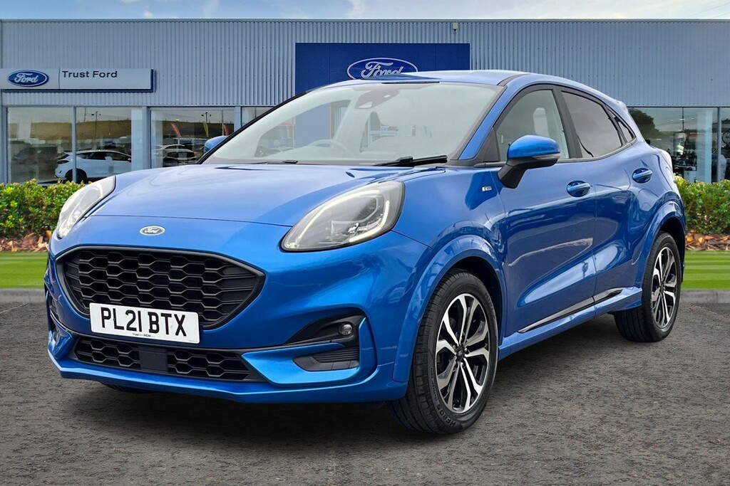 Ford Puma 1.0 Ecoboost Hybrid Mhev St-line PL21BTX Blue #5