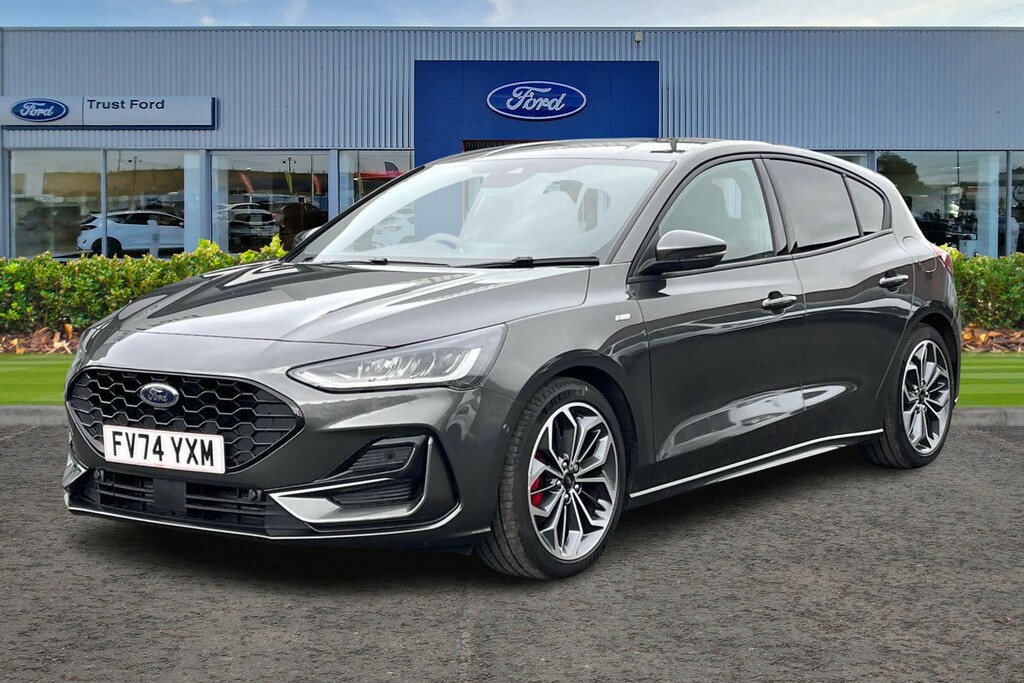 Ford Focus 1.0 Ecoboost Hybrid Mhev 155 St-line X FV74YXM Grey #5