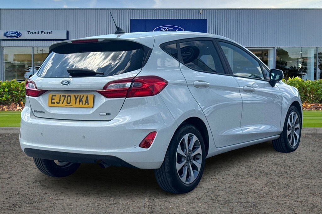 Ford Fiesta 1.0 Ecoboost 95 Trend 5Dr- With Heated Seats Hea White #4