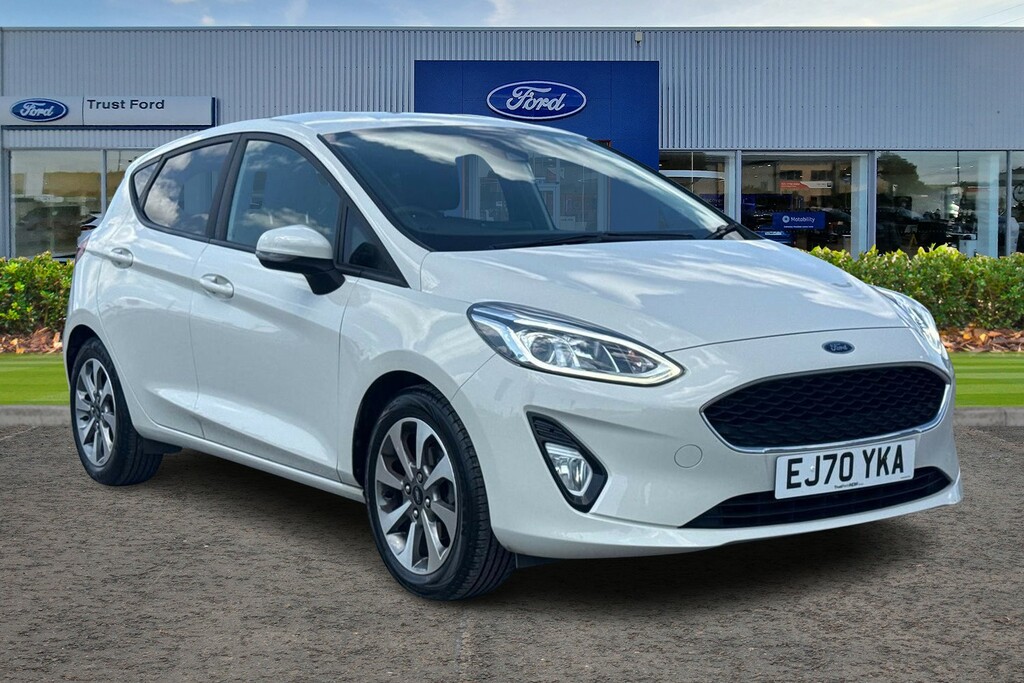 Ford Fiesta 1.0 Ecoboost 95 Trend 5Dr- With Heated Seats Hea White
