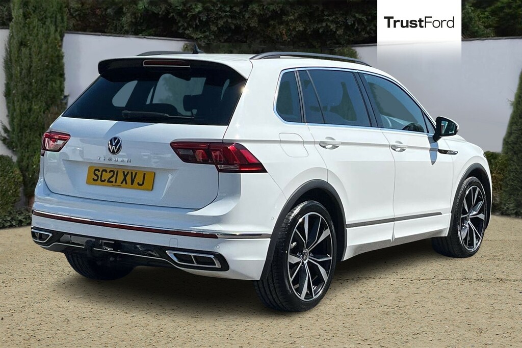 Volkswagen Tiguan 2.0 Tdi 4Motion R-line Dsg White #4