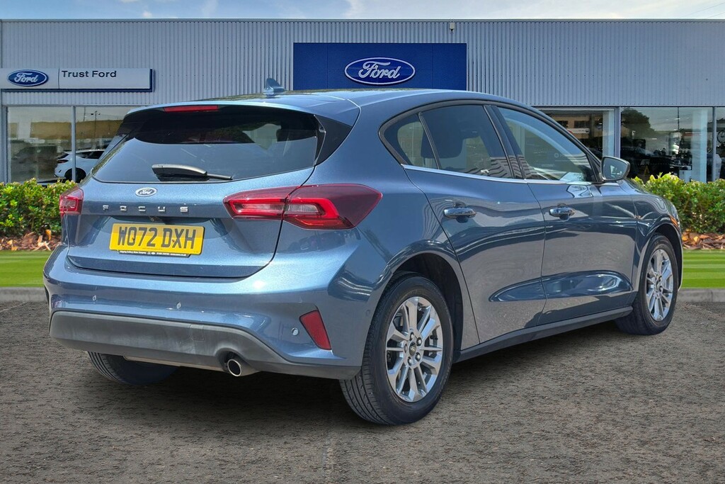 Ford Focus 1.0 Ecoboost Titanium With Front And Rear Sens WO72DXH Blue #4