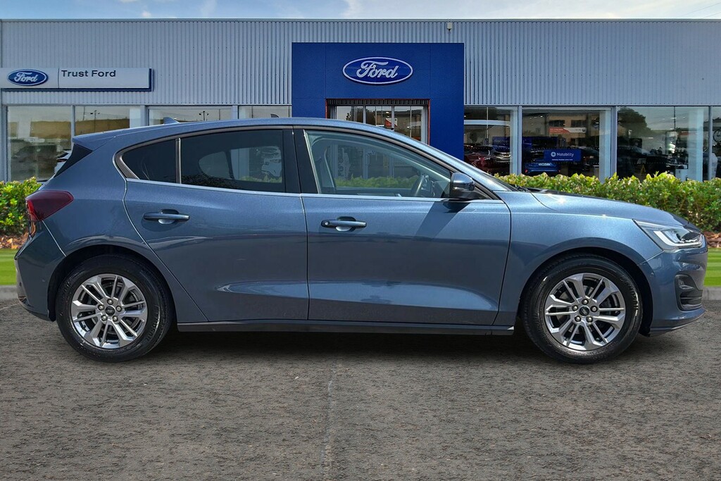 Ford Focus 1.0 Ecoboost Titanium With Front And Rear Sens WO72DXH Blue #3